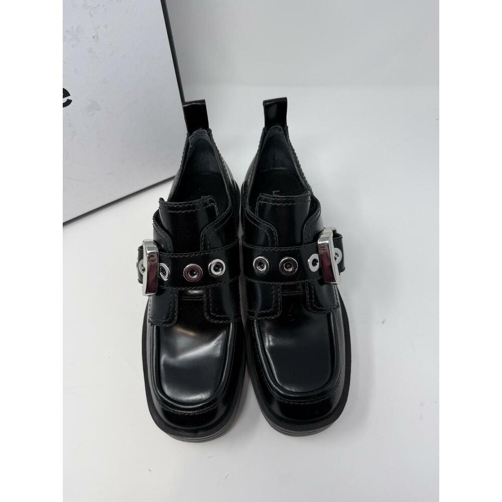 Larroude Stewart Women's Oxford Black Leather Black 7.5 - Picture 9 of 10